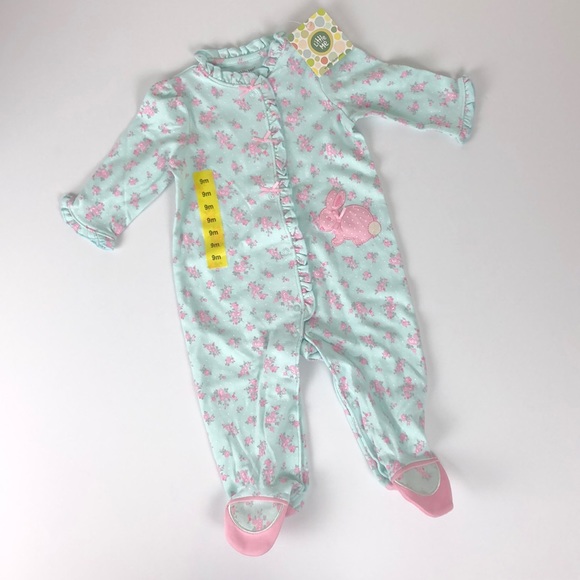 Little Me Other - NEW Little Me mint bunny sleeper